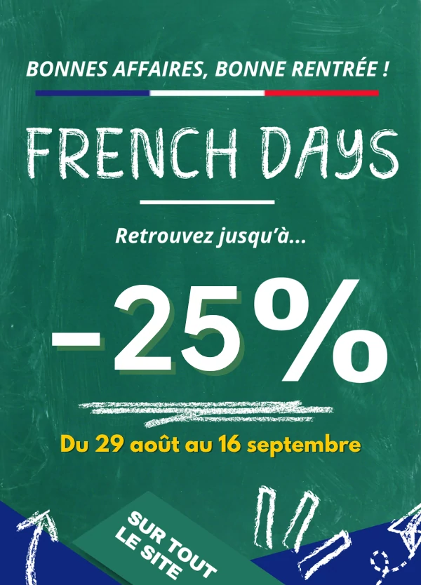 OFFRE FRENCH DAYS DE RENTRÉE